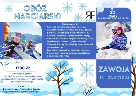 Obóz narciarski - 2023