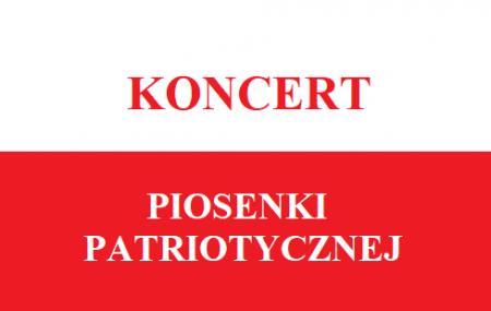 Koncert Piosenki Patriotycznej - zaproszenie