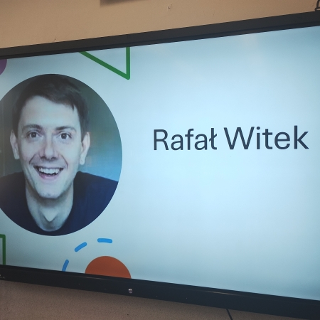 Spotkanie autorskie z Rafałem Witkiem.