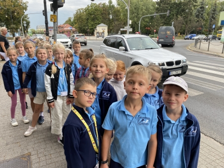 Nasz pierwszy spacer ulicami miasta.