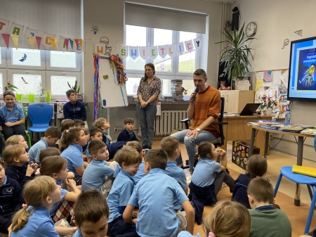 Spotkanie z pisarzem.