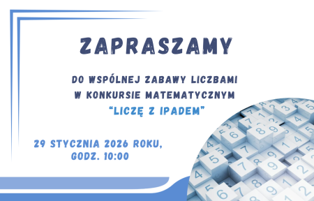 GMINNY KONKURS MATEMATYCZNY - LICZĘ Z IPADEM