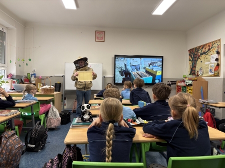 Lekcja z pszczelarzem. 