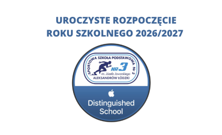 UROCZYSTE ROZPOCZĘCIE ROKU SZKOLNEGO 2026/2027